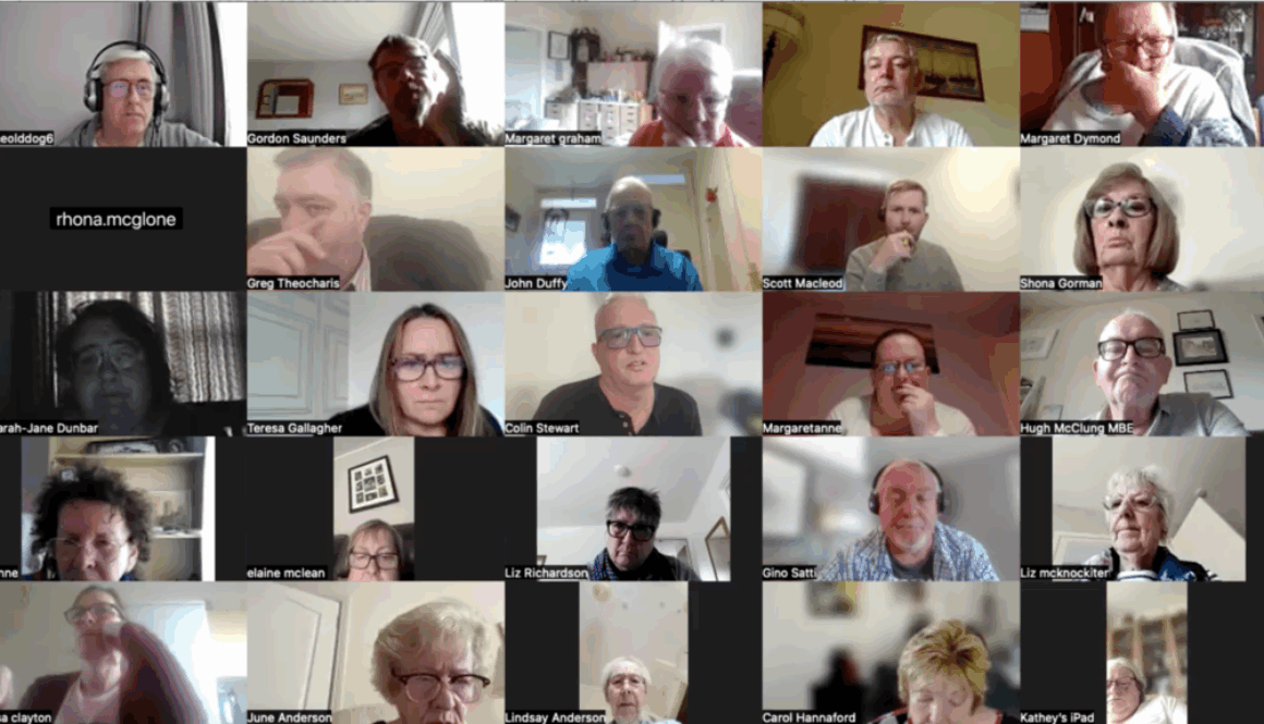 Screenshot of TTS AGM via zoom, page 1
