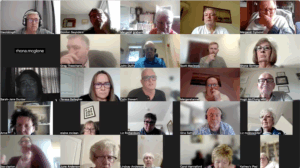 Screenshot of TTS AGM via zoom, page 1