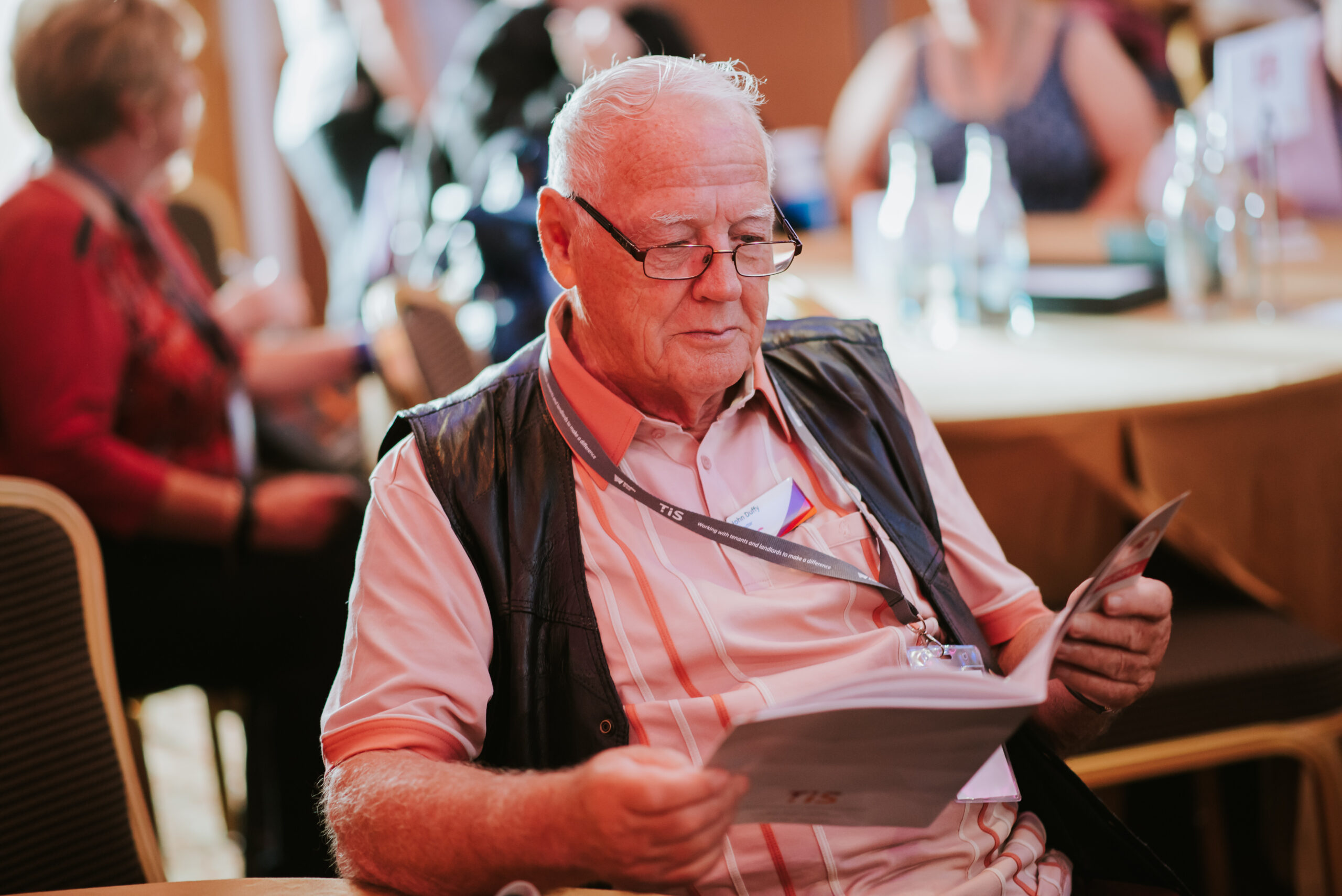 John Duffy at conference