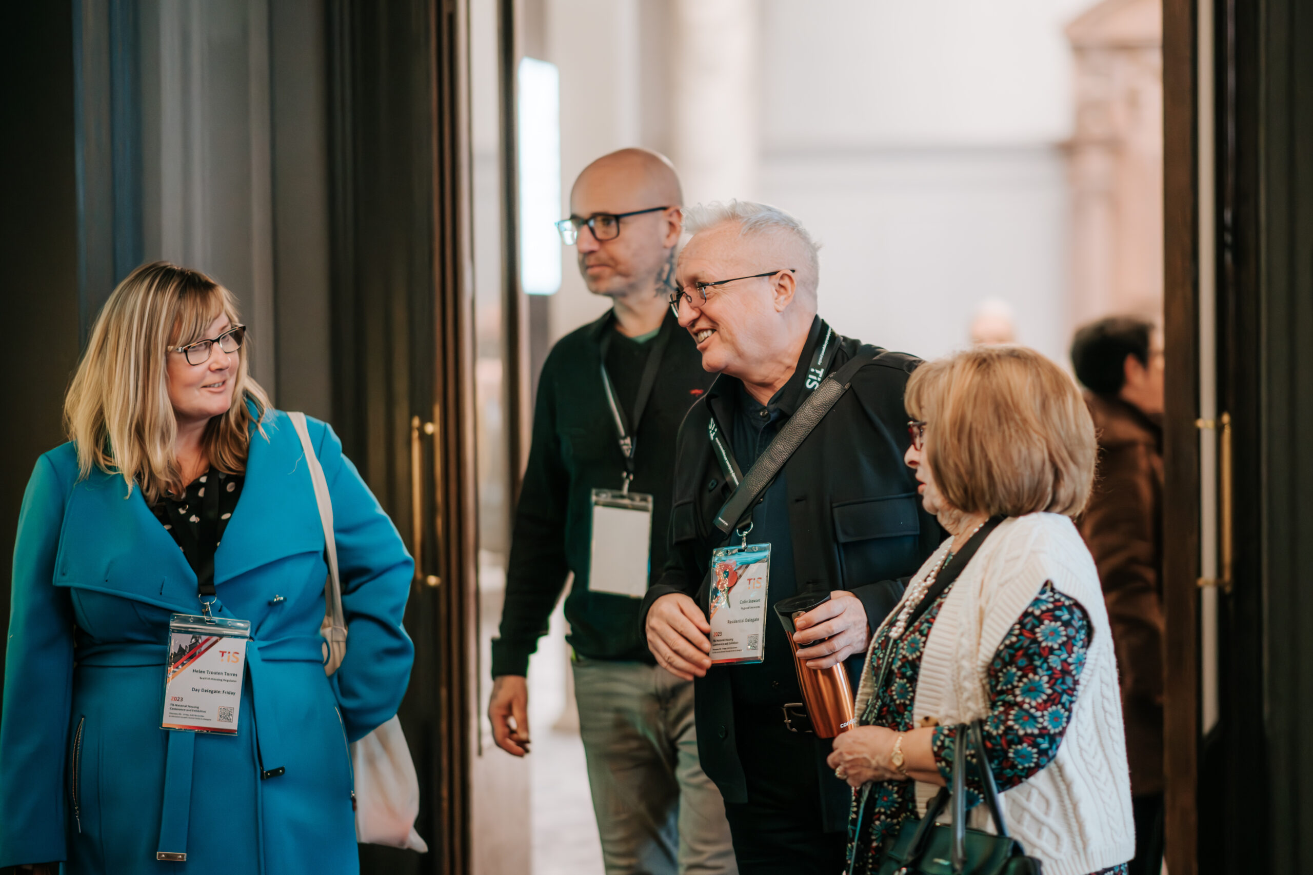 Photo of Helen, Colin & Shona at TIS conference