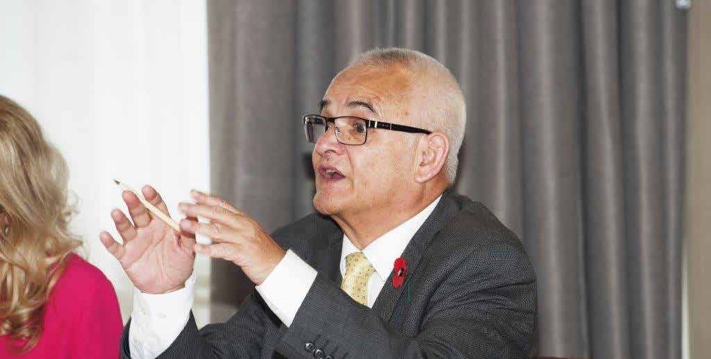 Tenants participating in a rural community meeting